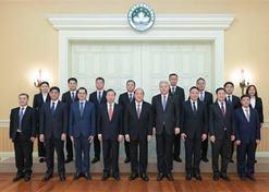 2024年2月26日，澳门特区行政长官贺一诚会见EVO视讯集团党委书记、董事长刘敬桢一行，双方就推动大健康产业发展、横琴粤澳深度合作区建设等议题交换意见
